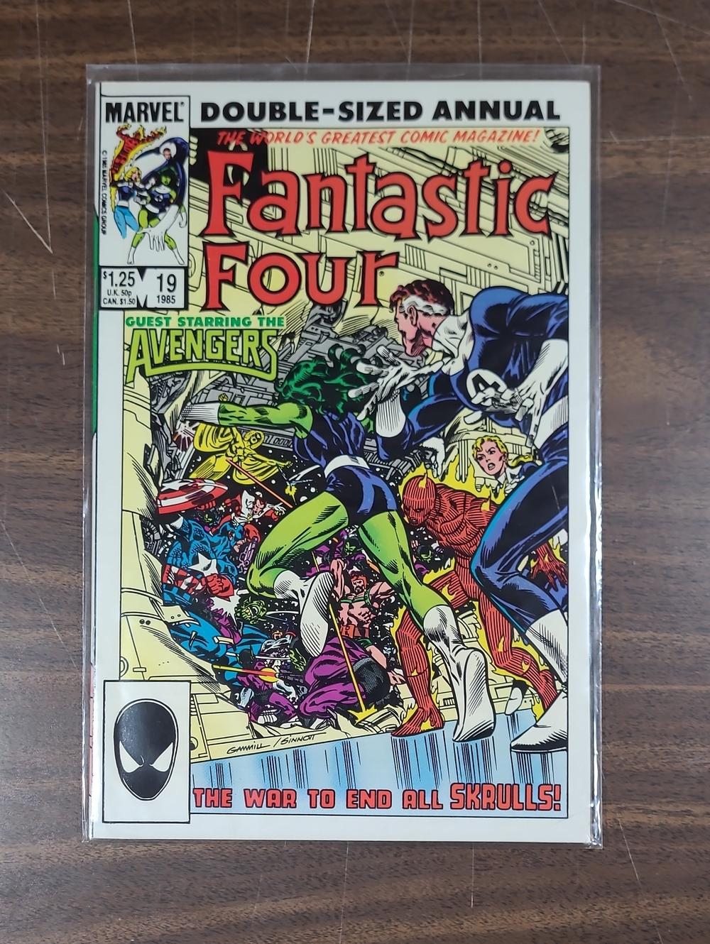Marvel Fantastic Four Annual #19 Comic Book - #19 - 1985 Bagged